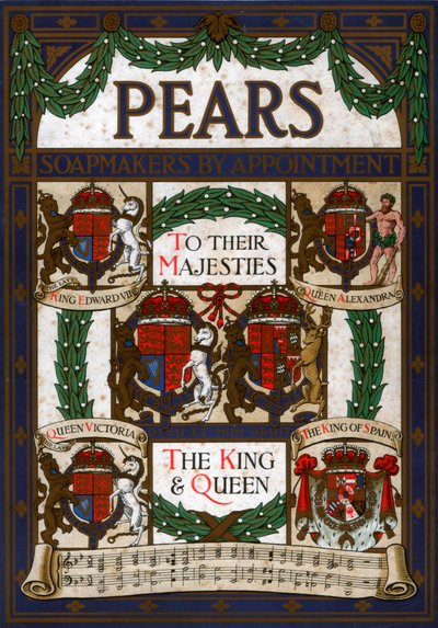 Pears, Seifenhersteller im Auftrag der Majestäten, 19. Jahrhundert von Unbekannt