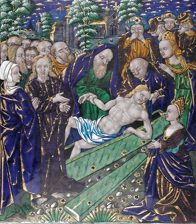 Plakette mit der Auferweckung des Lazarus von Unbekannt