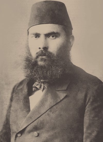 Porträt von Ahmed Mithat, Ende des 19. Jahrhunderts von Unbekannt