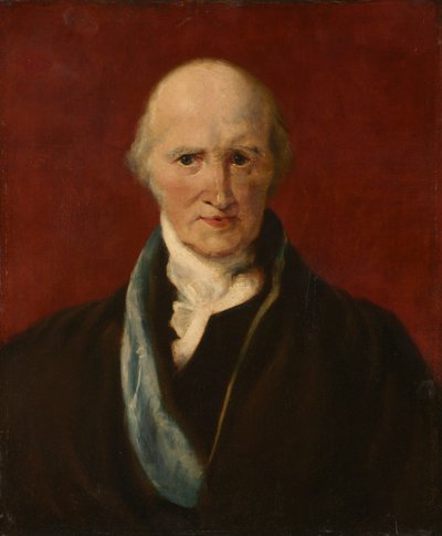 Porträt von Benjamin West, 1818 oder später von Unbekannt
