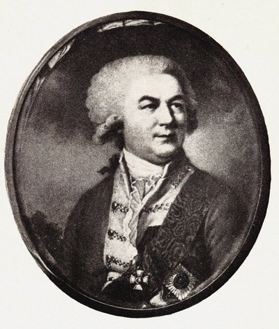 Porträt von Graf Pyotr Zavadovsky 1739-1812, frühes 19. Jahrhundert von Unbekannt