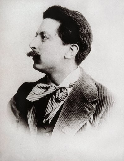 Porträt von Enrique Granados (1867-1916), spanischer Komponist und Pianist. Fotografie von Unbekannt