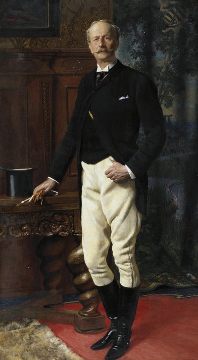 Porträt von Ernst I., Herzog von Sachsen-Altenburg 1826-1908, 1893 von Unbekannt