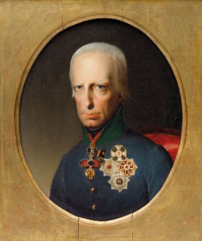 Porträt des Heiligen Römischen Kaisers Franz II. 1768-1835, ca. 1830 von Unbekannt