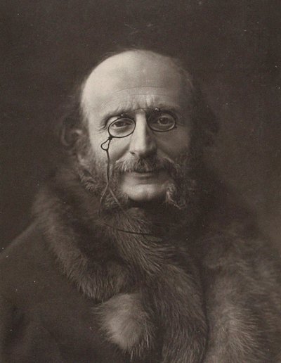 Porträt von Jacques Offenbach 1819-1880 von Unbekannt