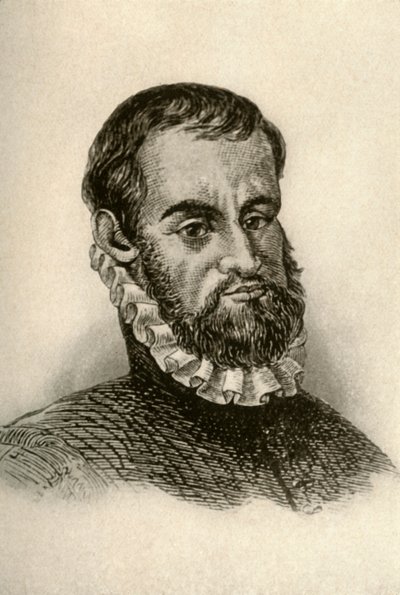 Porträt von Pedro Menendez de Aviles, zeigt spanische Kleidung, um 1570-1580, 1937 von Unbekannt