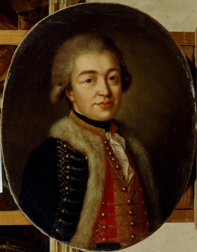 Porträt von Prinz Stepan Borisovich Kurakin von Unbekannt