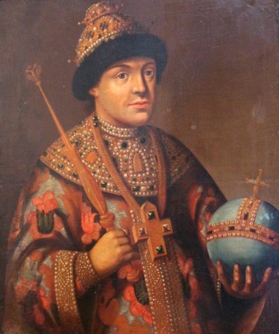 Porträt von Zar Feodor Alexejewitsch von Unbekannt