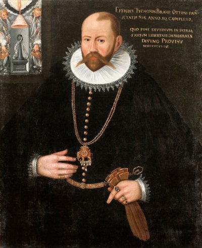 Porträt von Tycho Brahe 1546-1601, 1596 von Unbekannt