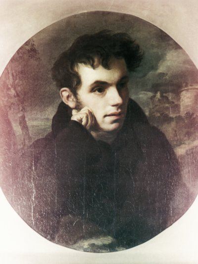 Porträt von Vasily Zhukovsky, Dichter und Freund von Alexander Puschkin, Gemälde von O. Kiprensky von Unbekannt