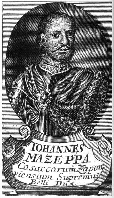 Porträt des Hetman Iwan Masepa 1639-1709, frühes 18. Jahrhundert von Unbekannt