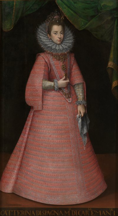 Porträt der Infantin Catherine Michelle von Spanien, 1567-1597 von Unbekannt