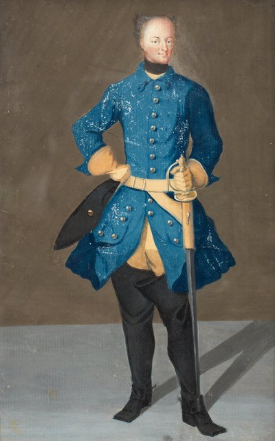 Porträt von König Karl XII. von Schweden 1682-1718, 1710er Jahre von Unbekannt
