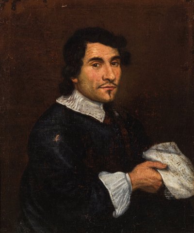 Porträt des Komponisten Girolamo Frescobaldi 1583-1643, erstes Drittel des 17. Jahrhunderts von Unbekannt