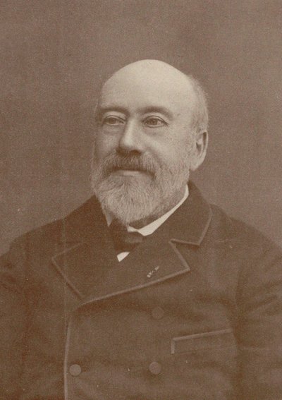 Porträt des Komponisten und Chansonniers Gustave Nadaud 1820-1893, 1880 von Unbekannt