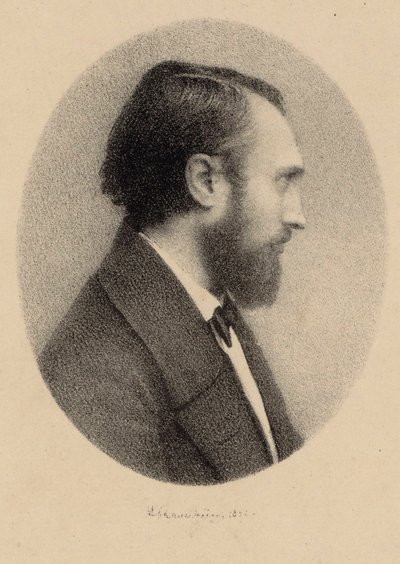 Porträt des Pianisten und Komponisten Louis Lacombe, 1818-1884 von Unbekannt