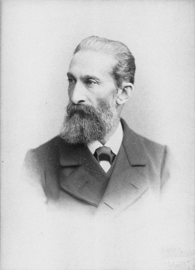 Porträt des Pianisten und Komponisten Salomon Jadassohn von Unbekannt