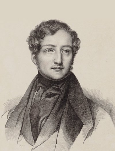 Porträt des Pianisten und Komponisten Sigismund Thalberg 1812-1871 von Unbekannt