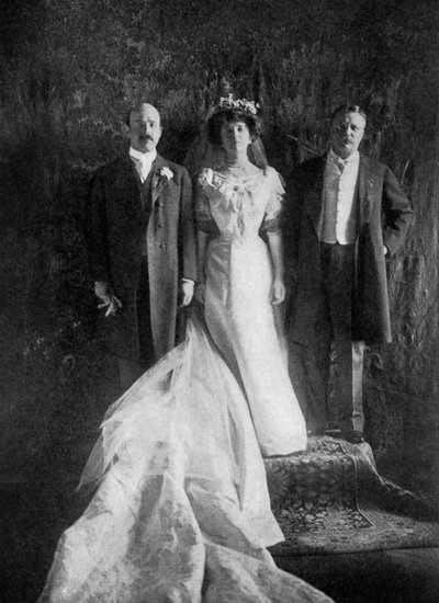 Präsident Roosevelt und Herr und Frau Longworth, 1906, 1908 von Unbekannt
