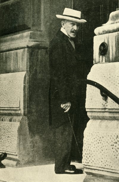 Prinz Lichnowsky im Außenministerium, London, 1914 von Unbekannt