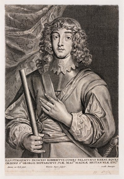 Prinz Rupert vom Rhein, Kavallerieoffizier, ca. 1640 von Unbekannt