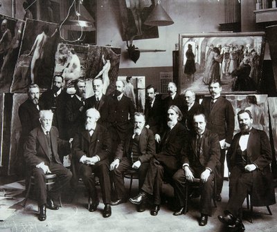 Professoren der Russischen Akademie der Künste, 1913 von Unbekannt