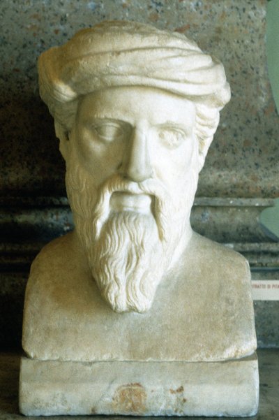 Pythagoras, antiker griechischer Mathematiker und Philosoph, 6. Jahrhundert v. Chr. von Unbekannt