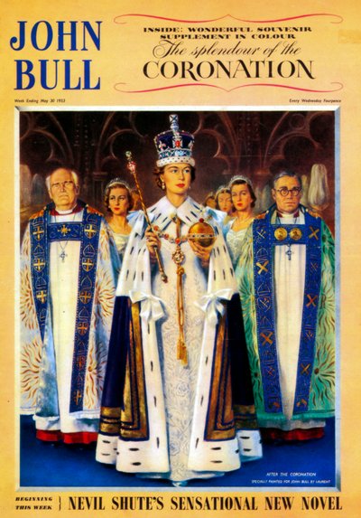 Königin Elizabeth II, geb. 1926, 1953 von Unbekannt