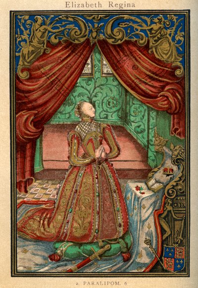 Königin Elisabeth I. beim Gebet von Unbekannt