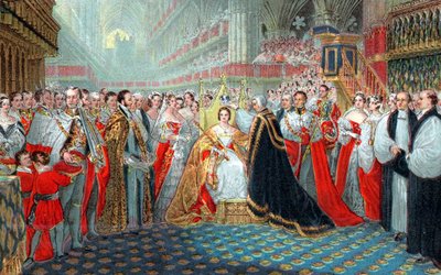 Krönung von Königin Victoria, 1837 von Unbekannt