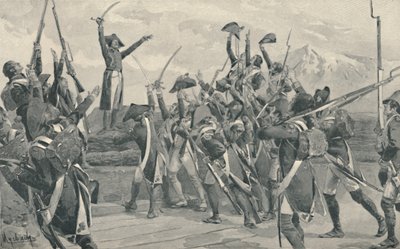 Rampons Soldaten schwören den Eid, niemals zu kapitulieren, 1796, 1896 von Unbekannt