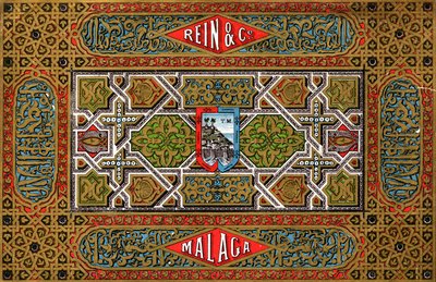 Rein & Co Malaga Wein, 19. Jahrhundert von Unbekannt