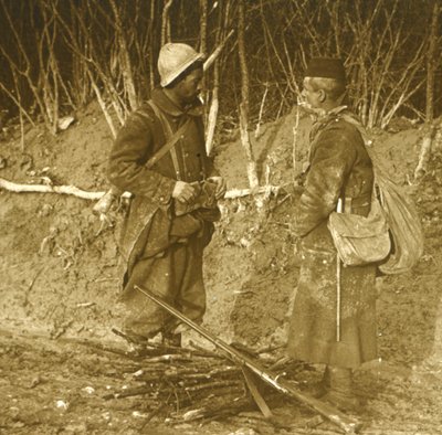 Rückkehr aus Verdun, Nordfrankreich, um 1914-1918 von Unbekannt