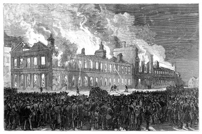 Unruhen in Montreal, Kanada, 1849, 1900 von Unbekannt