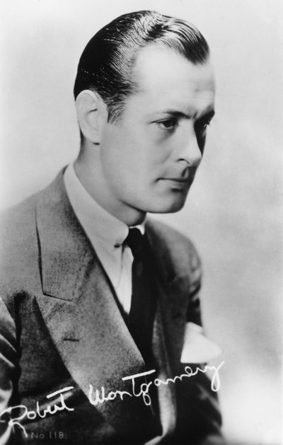 Robert Montgomery 1904-1981, amerikanischer Schauspieler und Regisseur, 20. Jahrhundert von Unbekannt