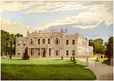 Rolleston Hall, Staffordshire, Heim von Baronet Mosley, um 1880 von Unbekannt