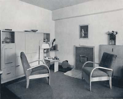 Rowley Gallery of Decorative Art Ltd - Kombinierter Ess-Wohnraum geschlossen, 1939 von Unbekannt