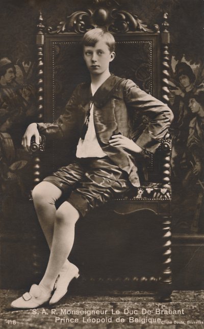 S. A. R. Monseigneur Le Duc De Brabant Prinz Leopold von Belgien, ca. 1910 von Unbekannt