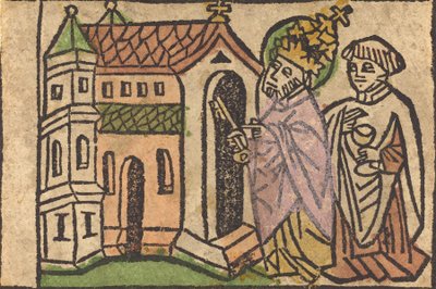 Der heilige Petrus als Gründer der Kirche von Unbekannt
