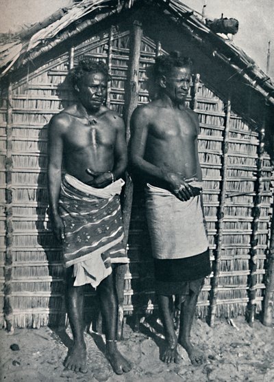 Sakalava-Typen aus Menabe, West-Madagaskar, 1912 von Unbekannt