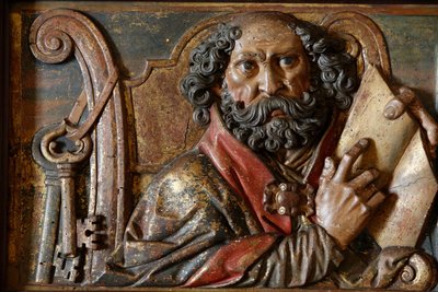 Skulptur in der Kathedrale von Mallorca: Heiliger Petrus, Palma, Spanien von Unbekannt