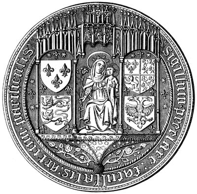 Siegel der Vier Nationen oder der Fakultät der Künste, 16. Jahrhundert 1849 von Unbekannt