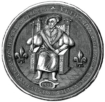 Siegel des Königs der Basoche, 16. Jahrhundert 1870 von Unbekannt