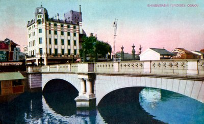 Shinsaibashi-Brücke, Osaka, Japan, 20. Jahrhundert von Unbekannt