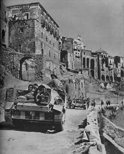 Sturm auf die sizilianische Bergfestung, 1943 von Unbekannt