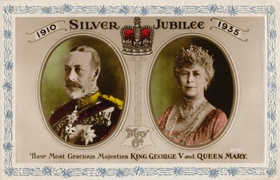 Silbernes Jubiläum 1910-1935, 6. Mai - König George V. und Königin Mary, 1935 von Unbekannt