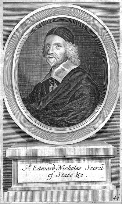 Sir Edward Nicholas, Staatssekretär, Mitte-Ende 17. Jahrhundert von Unbekannt