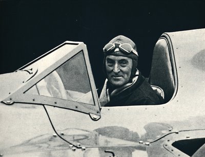Sir Malcolm Campbell am Steuer des Bluebird von Unbekannt