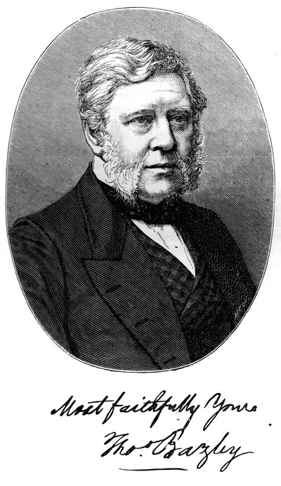 Sir Thomas Bazley, 1. Baronet, britischer Hersteller und Politiker, um 1880 von Unbekannt