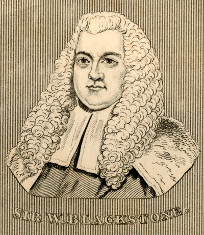 Sir William Blackstone, 1723-1780, 1830 von Unbekannt